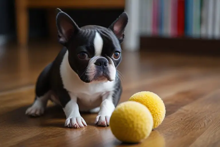 Boston Terriers Master Toy Names With Tricks