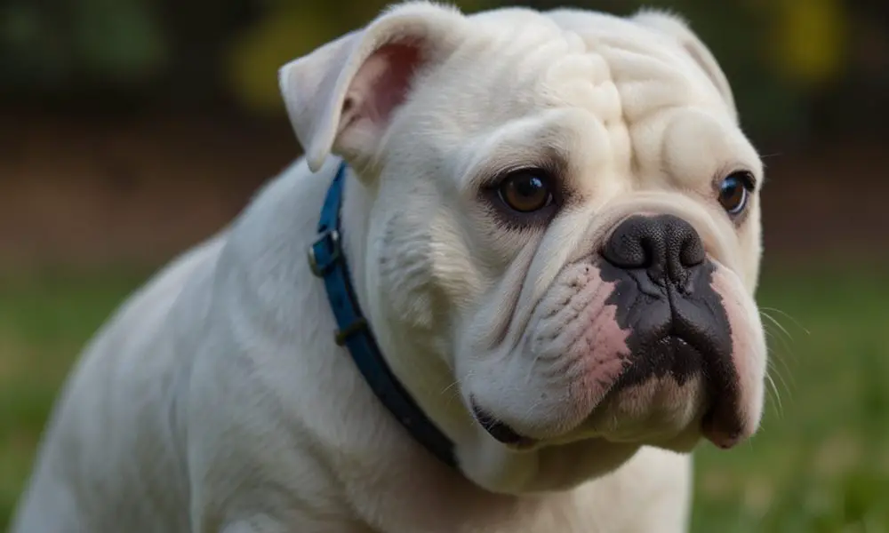 History of White English Bulldog